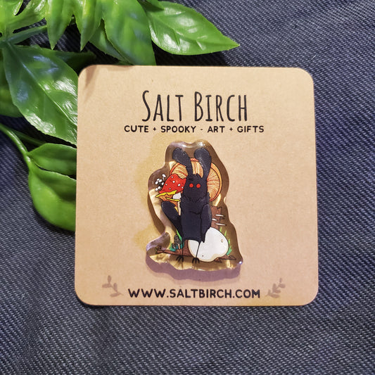 Lord of Mushrooms Acrylic Pin