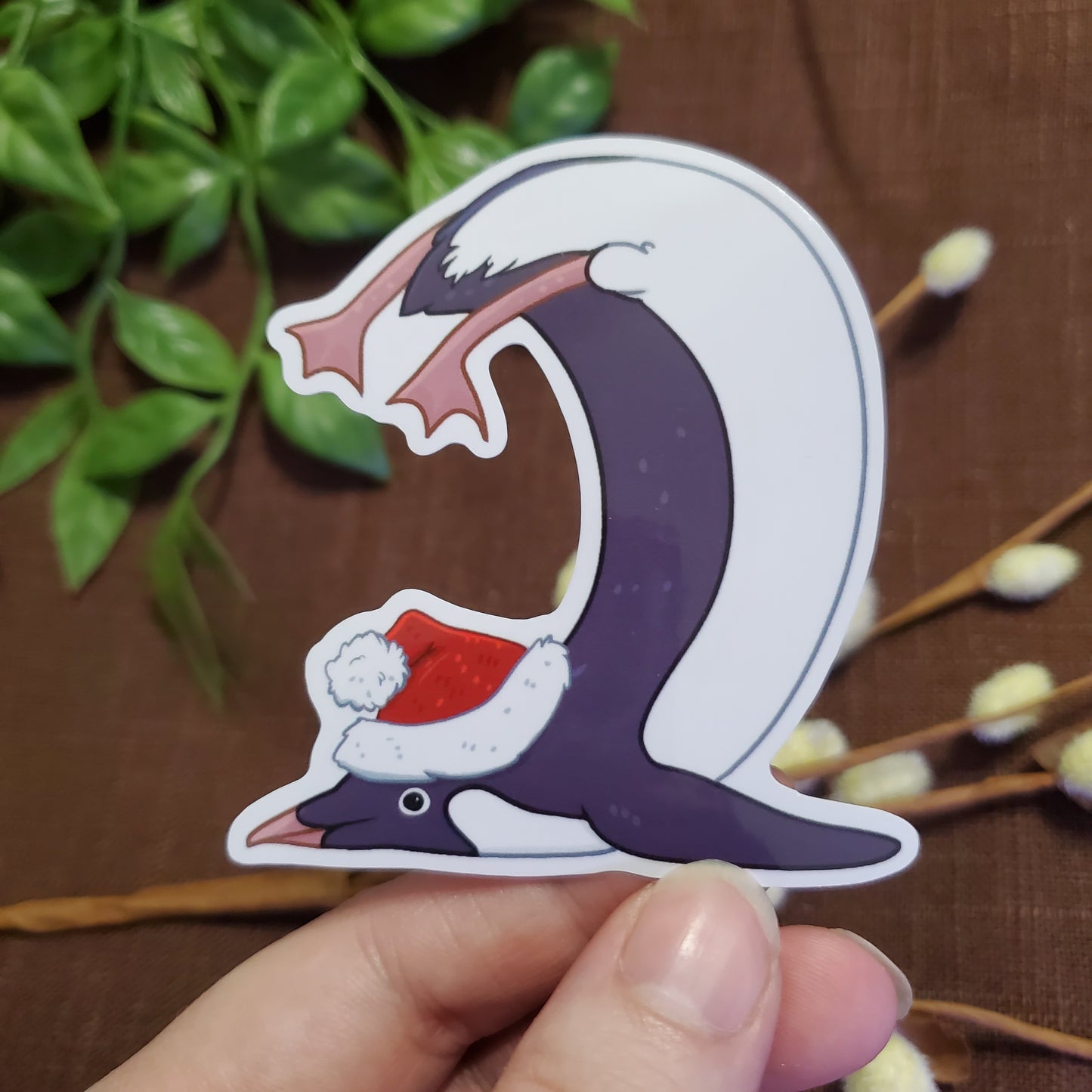 Goofy Penguin Sticker