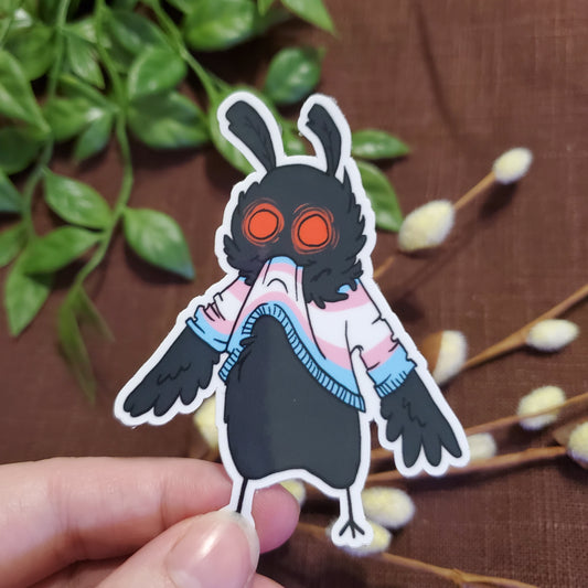 Cotton Candy Bubblegum Mothman Sticker