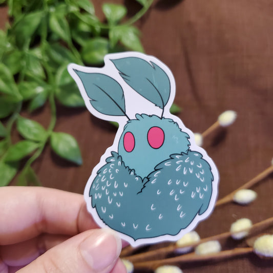 Lunar Mothman Sticker