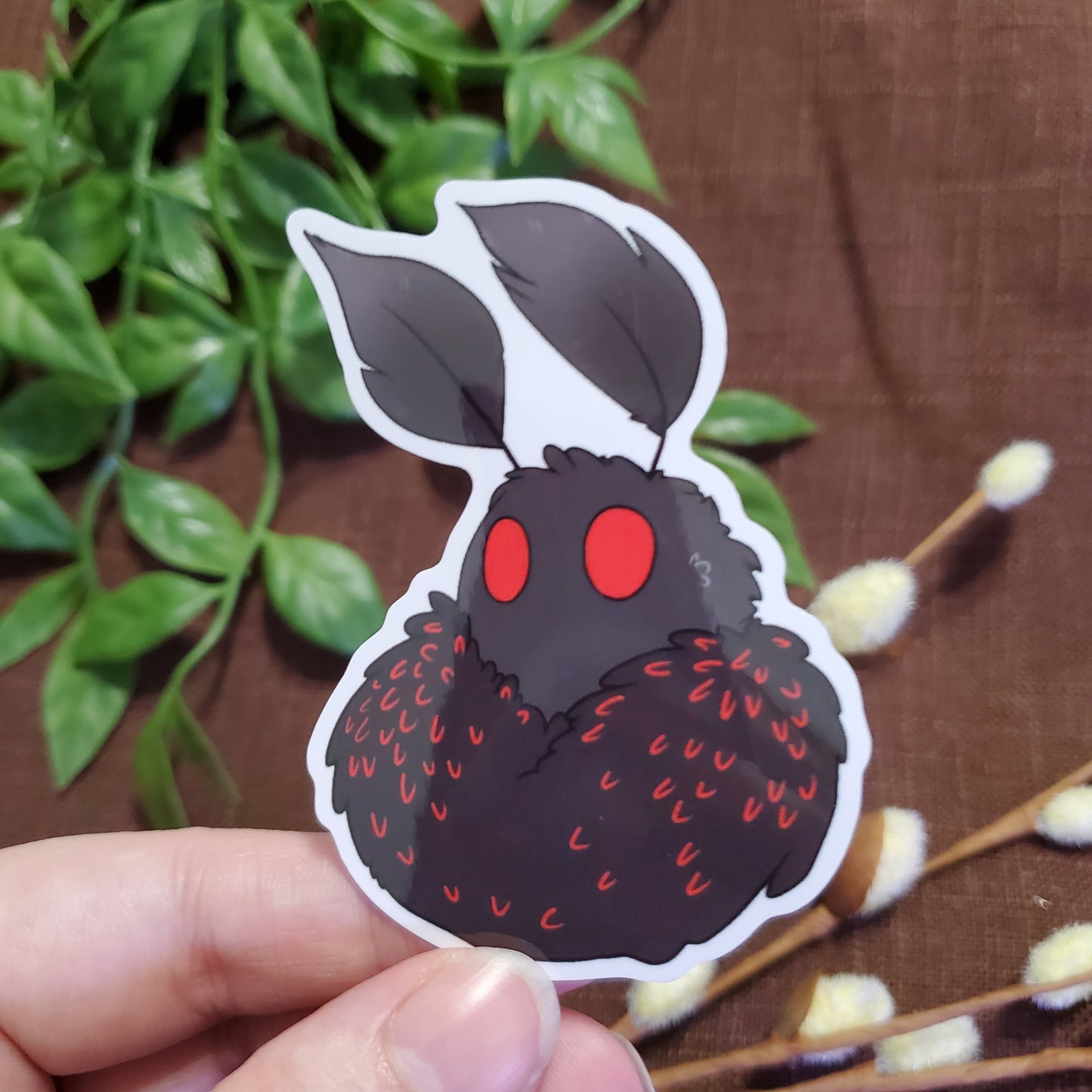 Spooky Mothman Sticker