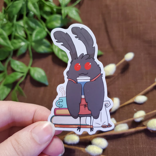 Barista Mothman Sticker