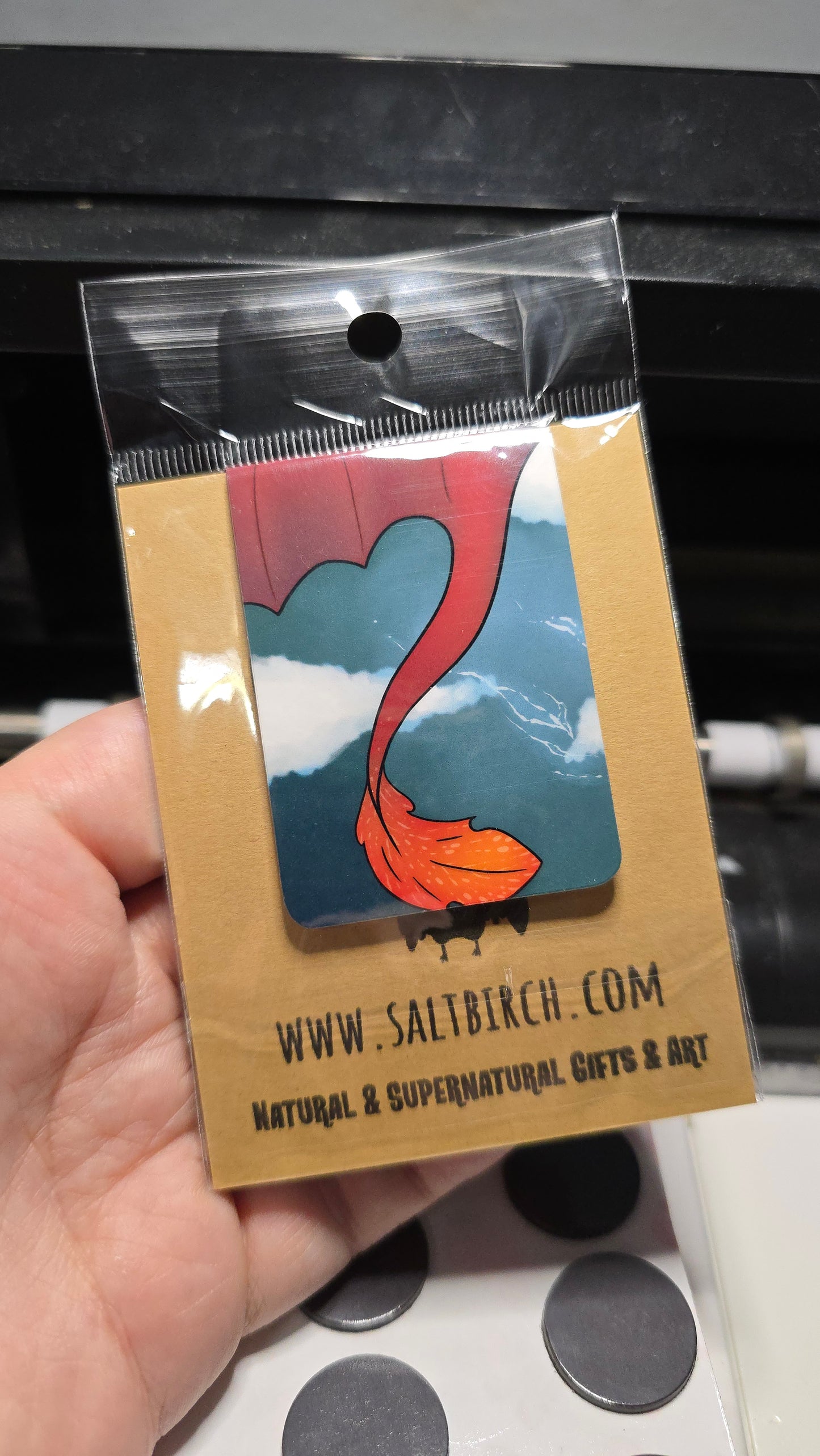 Soaring Dragon Magnetic Bookmark