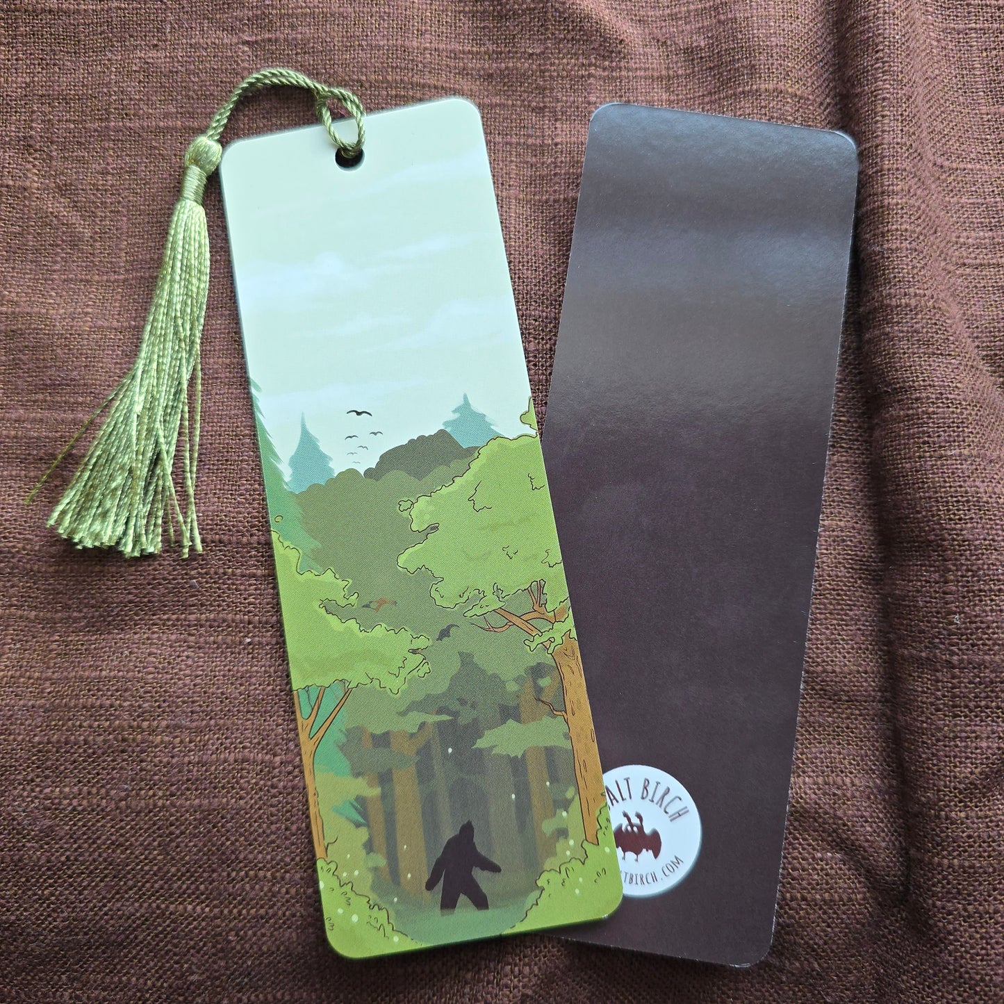 Bigfoot in the Deep Woods Bookmark 2x6