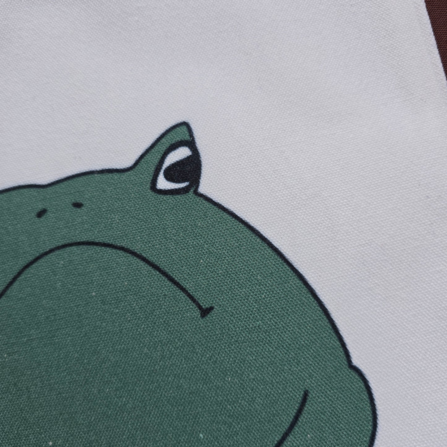 Grumpy Toad Tote Bag 12"x14"