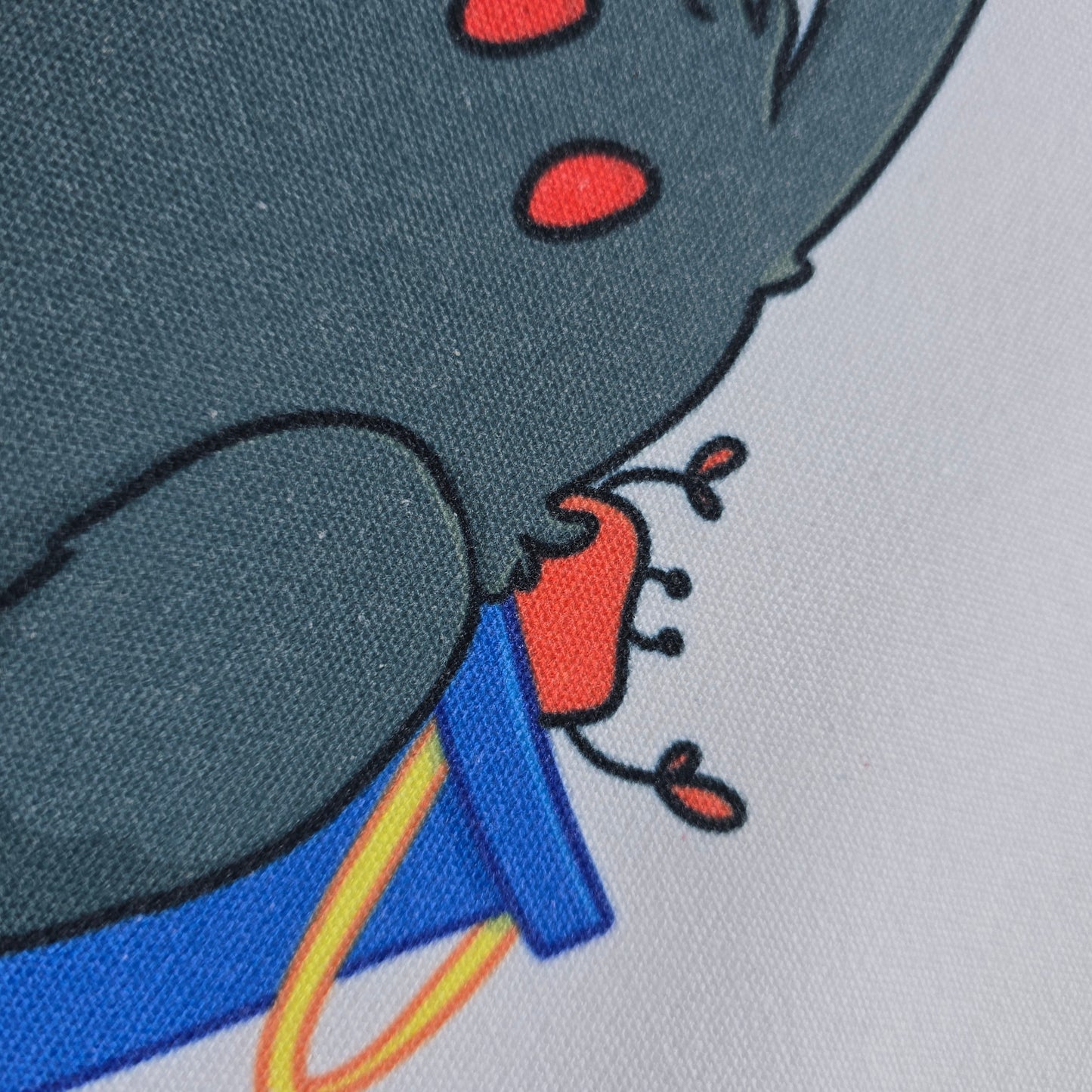 Mothman at the Beach Tote Bag 12"x14"