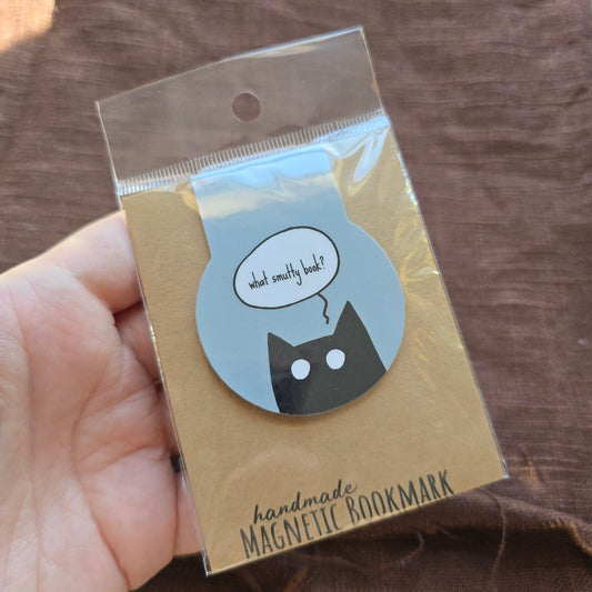 What Smutty Book? Cat Magnetic Bookmark