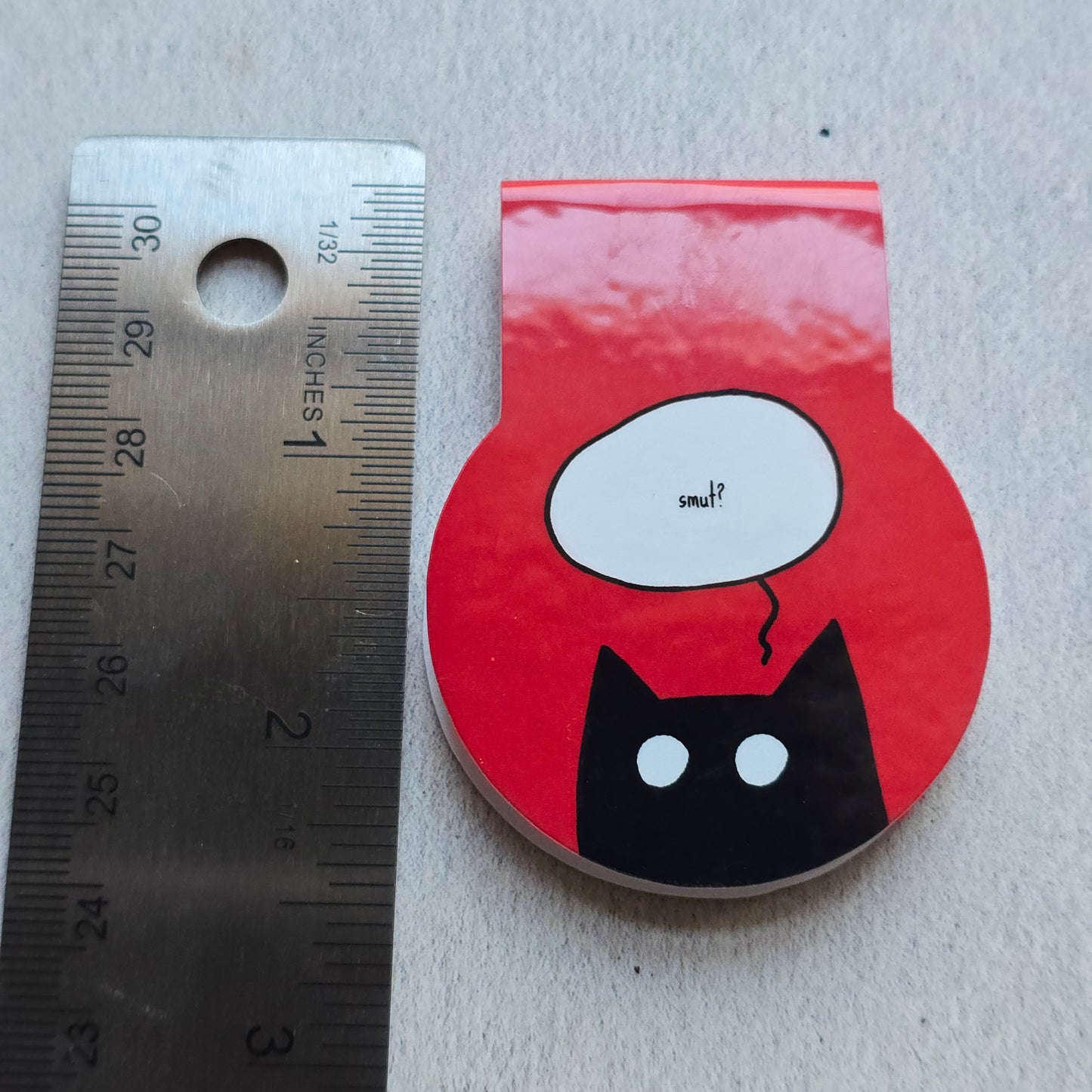 Smut? Cat Magnetic Bookmark