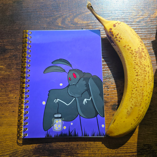 Mothman Firefly Carrying Lantern Notebook