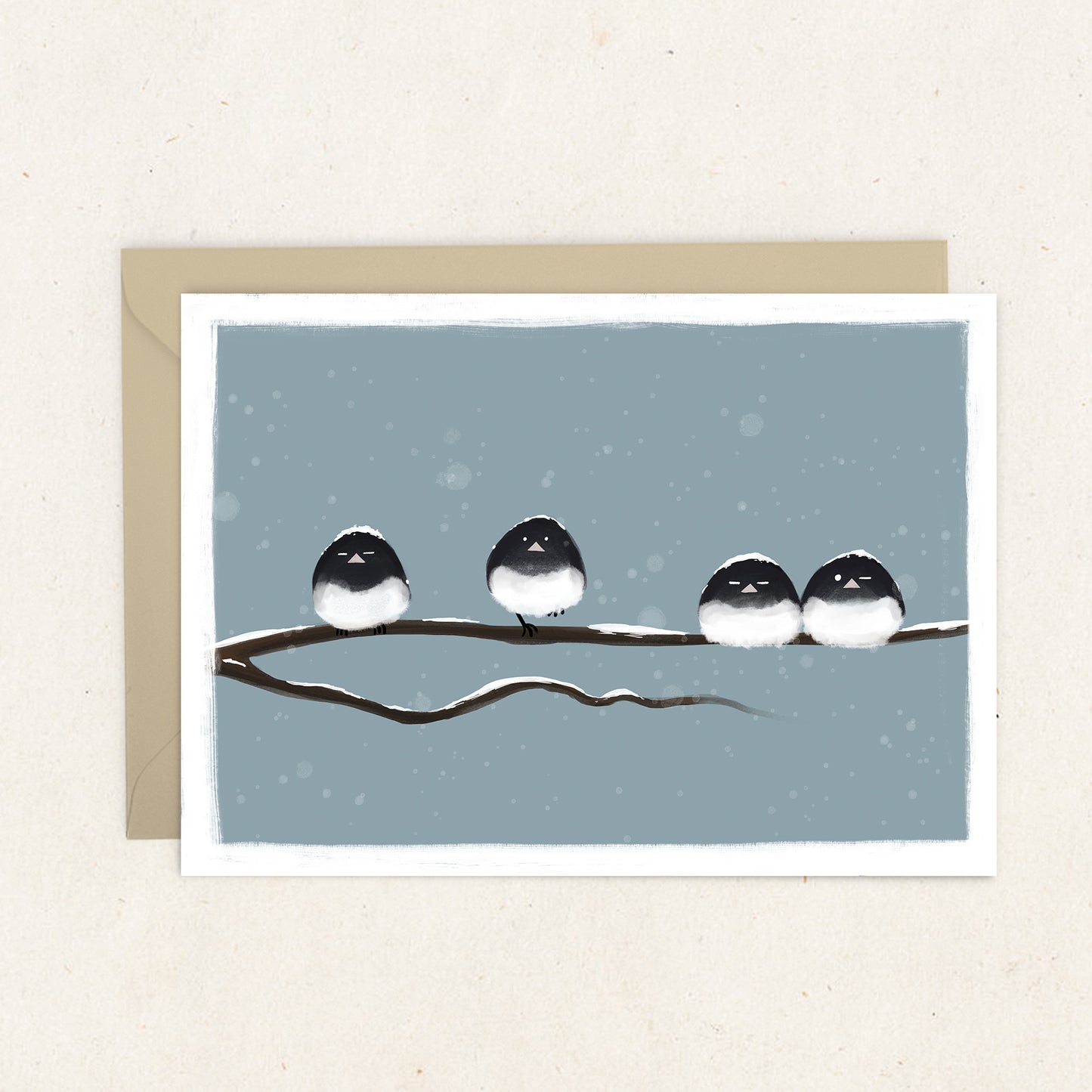 5x7 Juncos Greeting Card