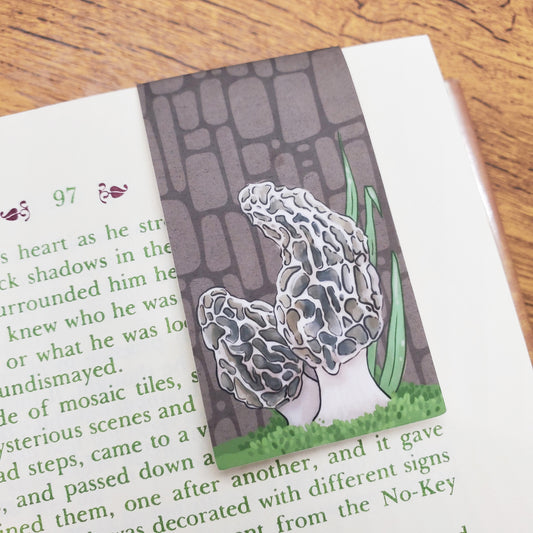 Morel Mushroom Magnetic Bookmark