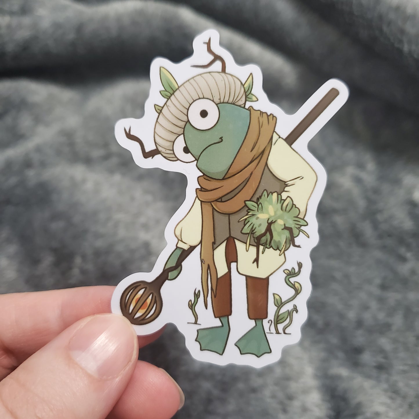 Druid Frog Sticker