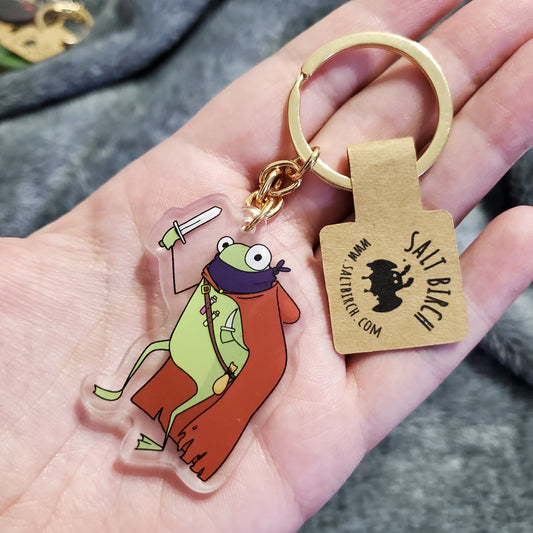 Rogue Frog Keychain Charm