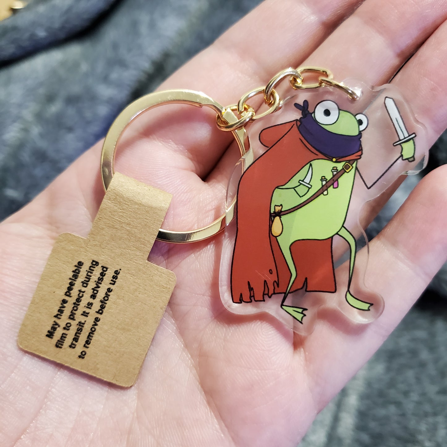 Rogue Frog Keychain Charm