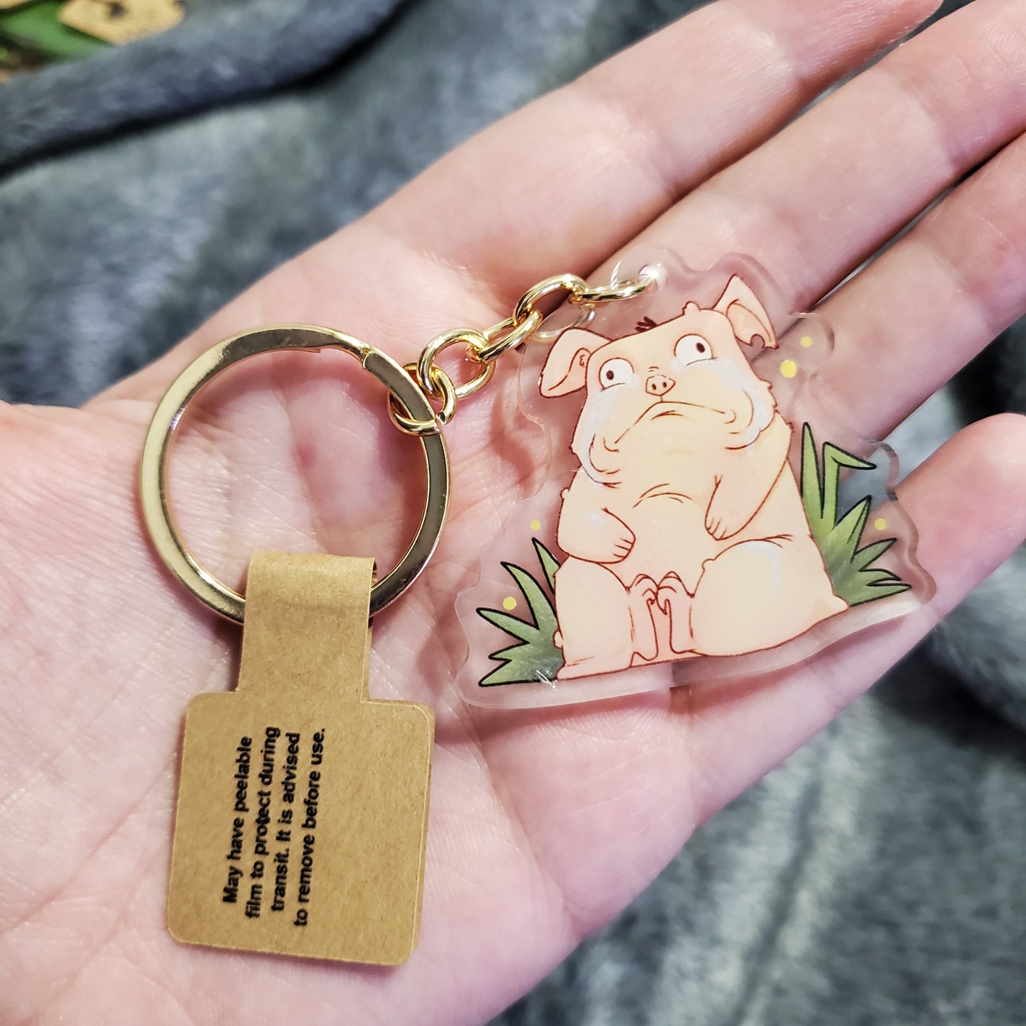 Squonk Cryptid Keychain Charm