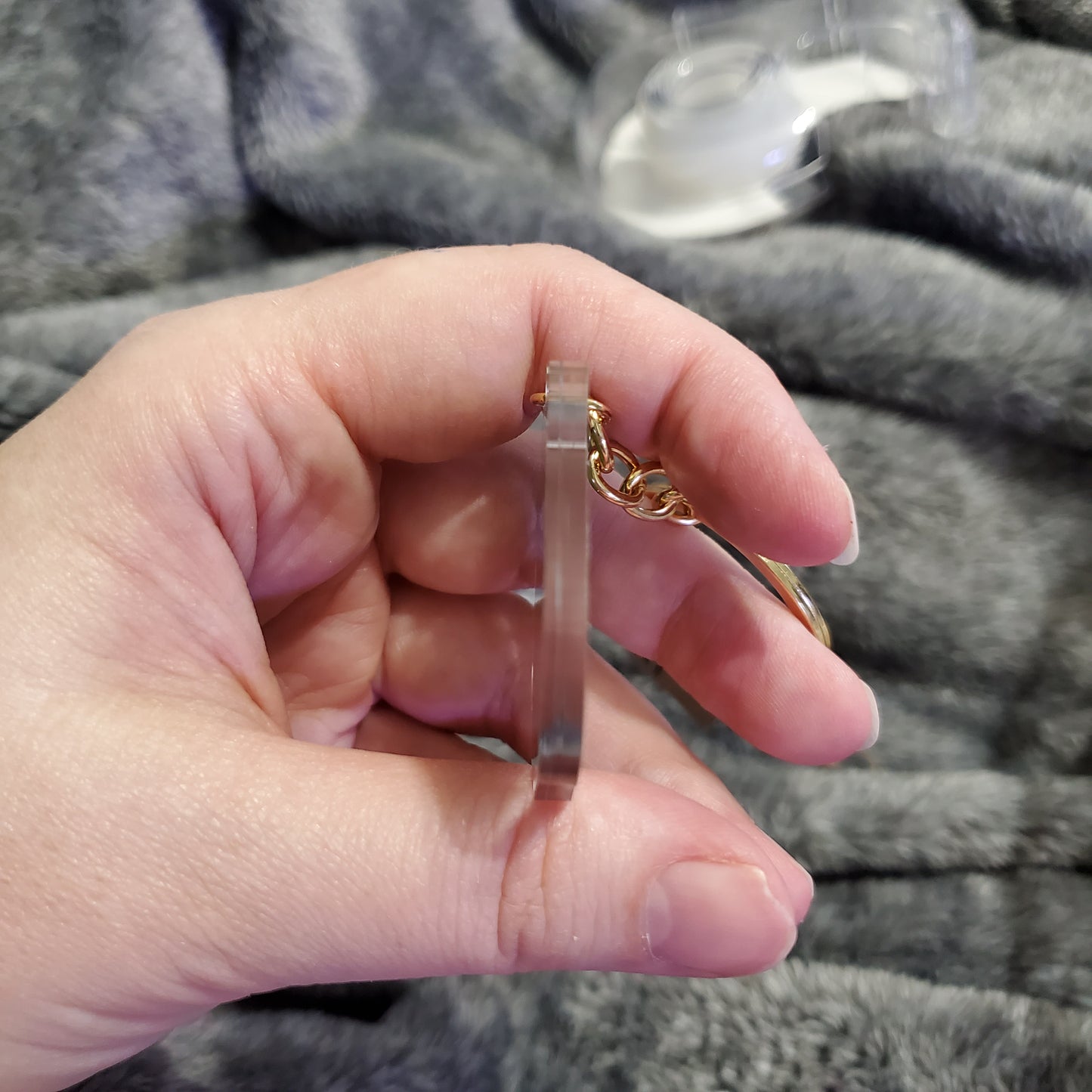 Spooky Moth Keychain Charm