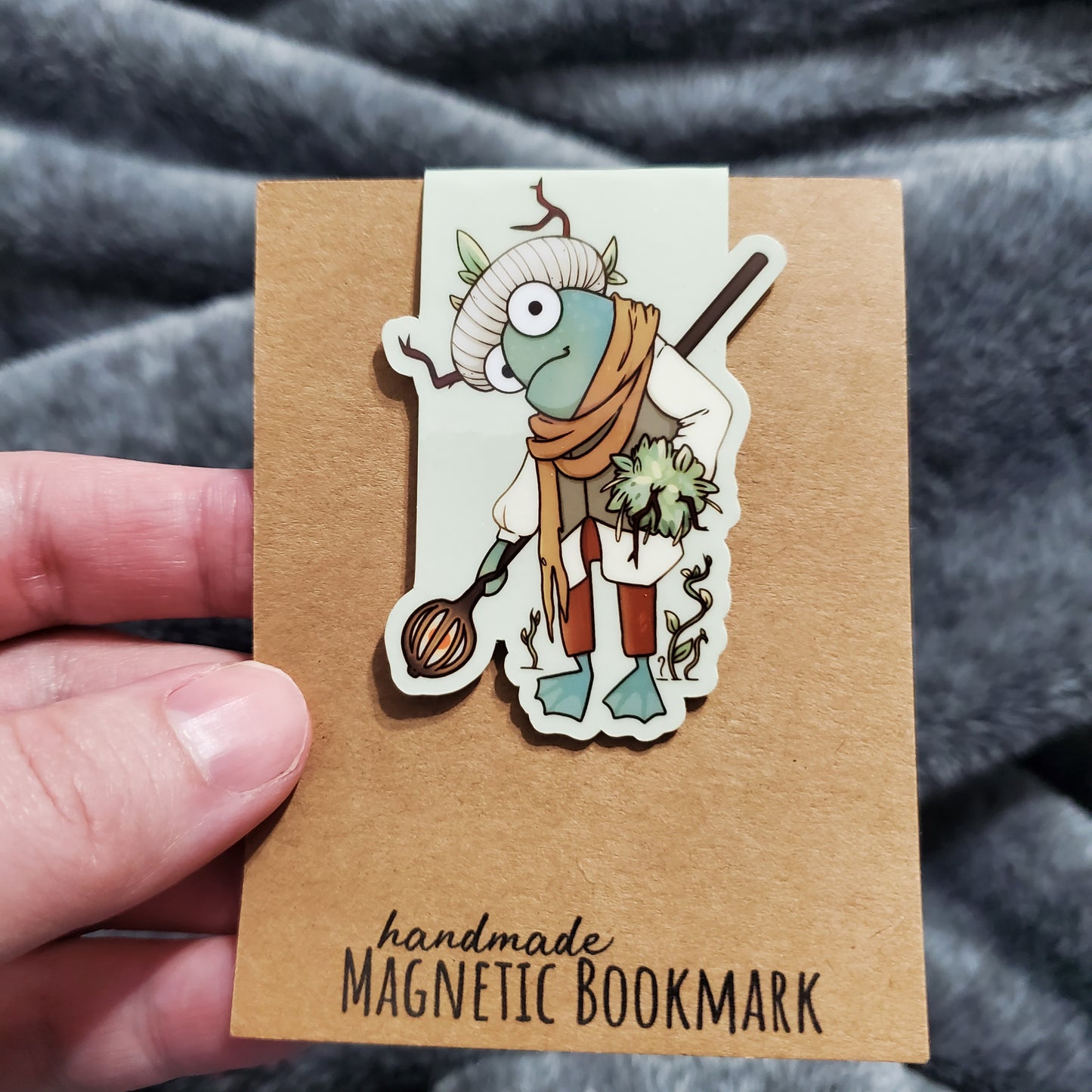 Druid Frog Magnetic Bookmark