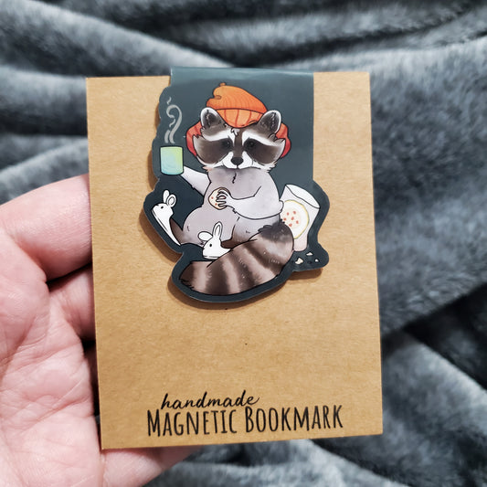 Racoon Magnetic Bookmark