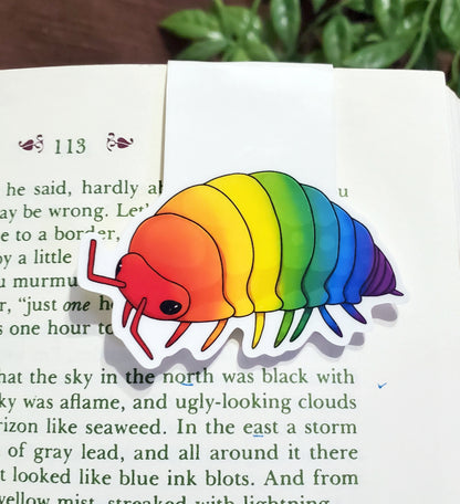 Rainbow Rolly Polly Magnetic Bookmark