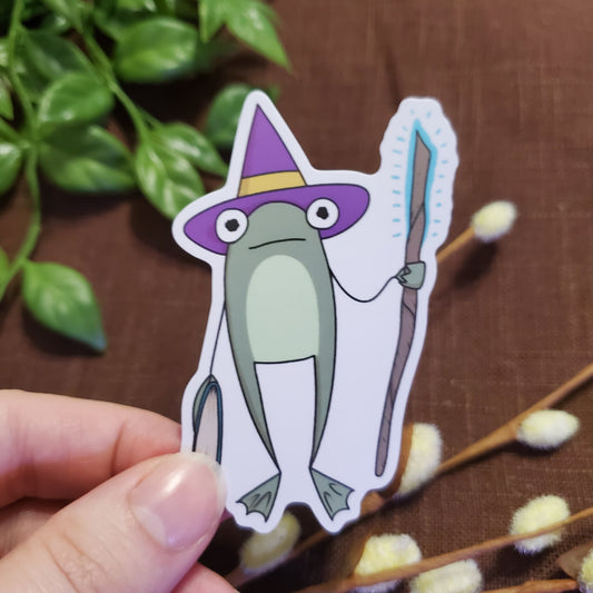 Wizard Frog Sticker