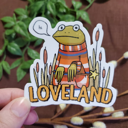 Loveland Frogman Sticker