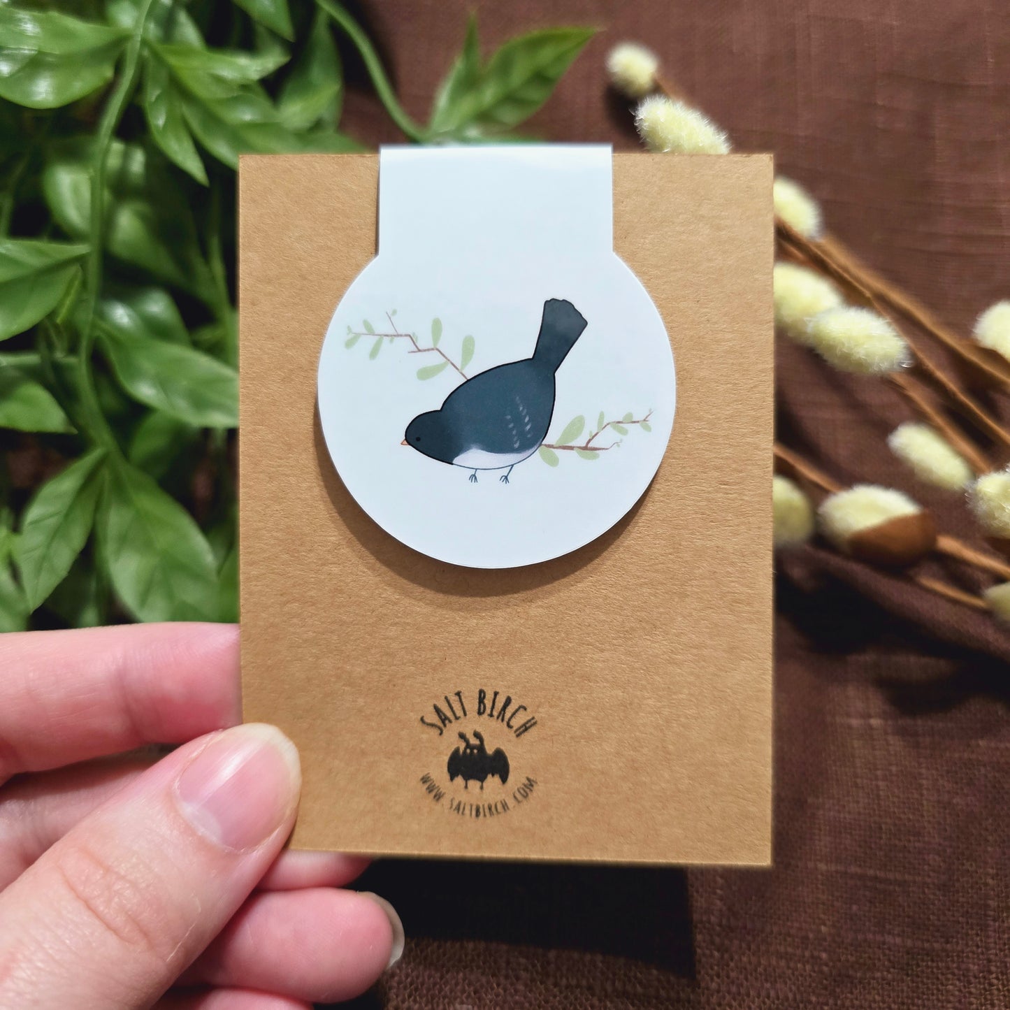 Junco Bird Magnetic Bookmark