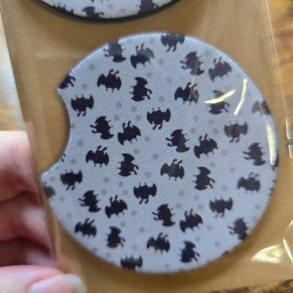 Mothman Pattern Car Coasters