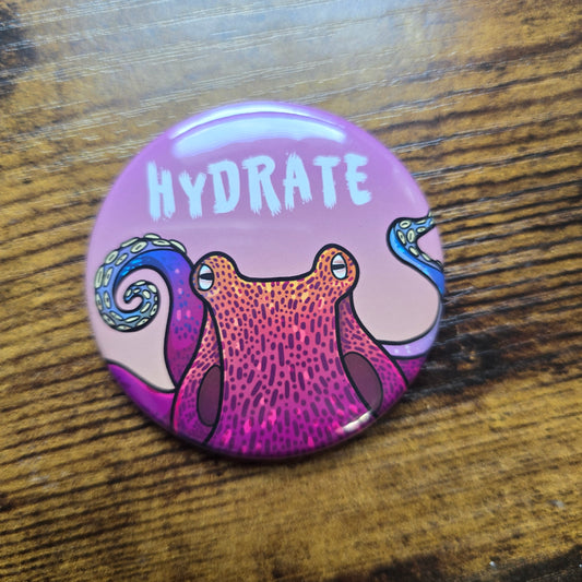 Octopus Hydrate Button & Magnet