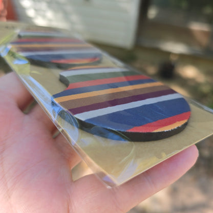 Stripey Car Coasters