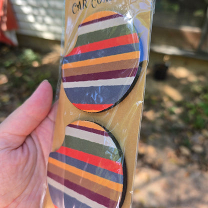 Stripey Car Coasters