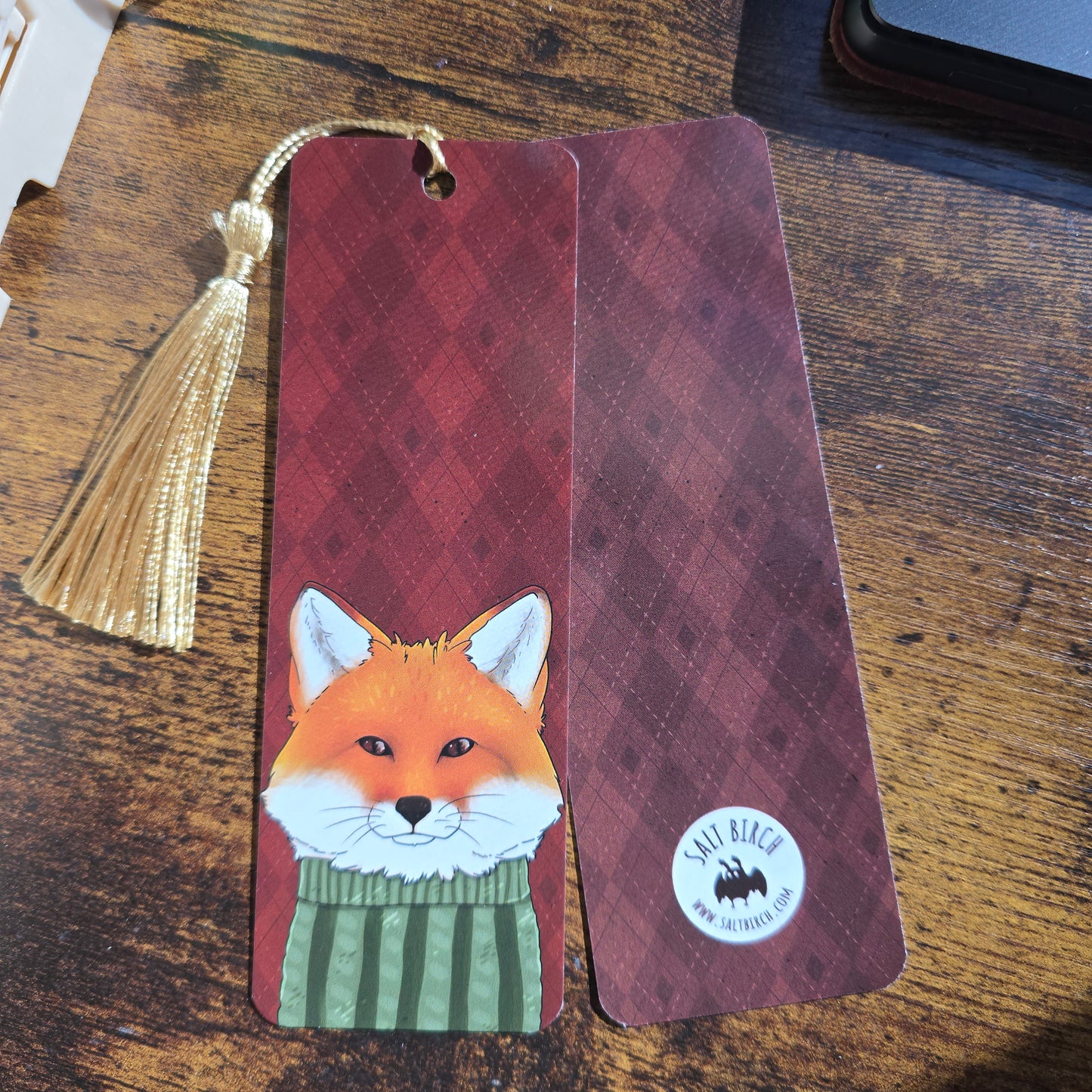 Cozy Fox Bookmark 2x6