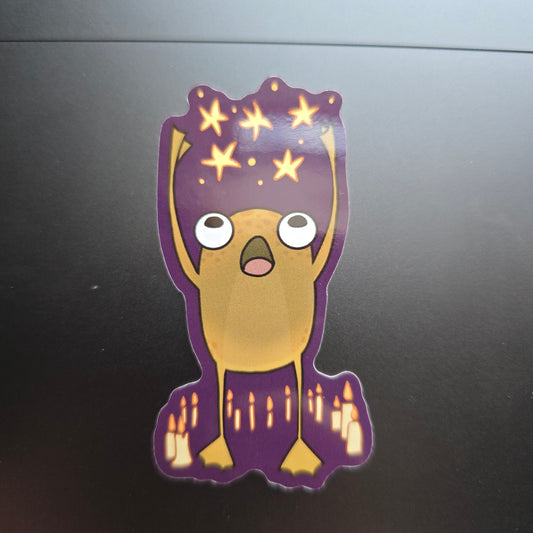 Frog Summoning Stars Sticker
