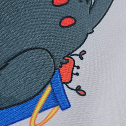 Mothman at the Beach Tote Bag 12"x14"
