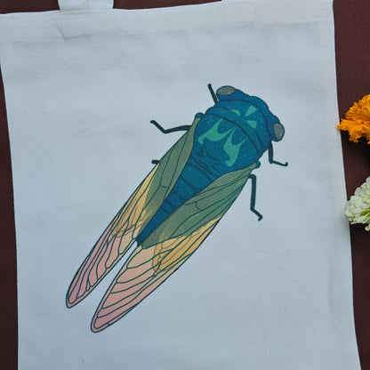Cicada Tote Bag 12"x14"