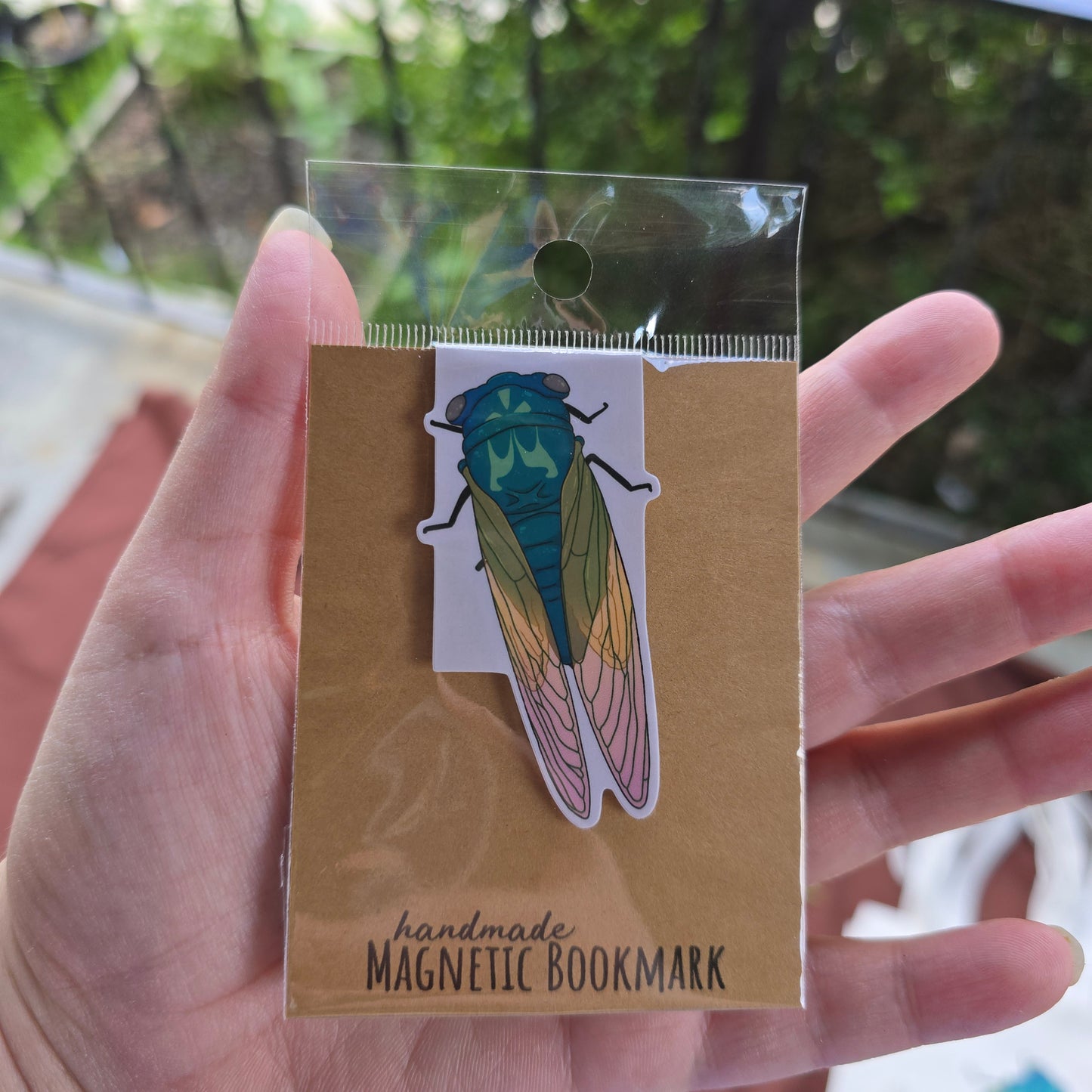 Cicada Magnetic Bookmark