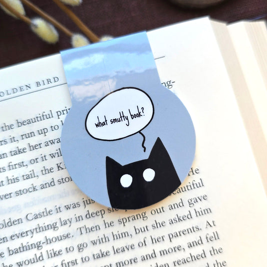 What Smutty Book? Cat Magnetic Bookmark