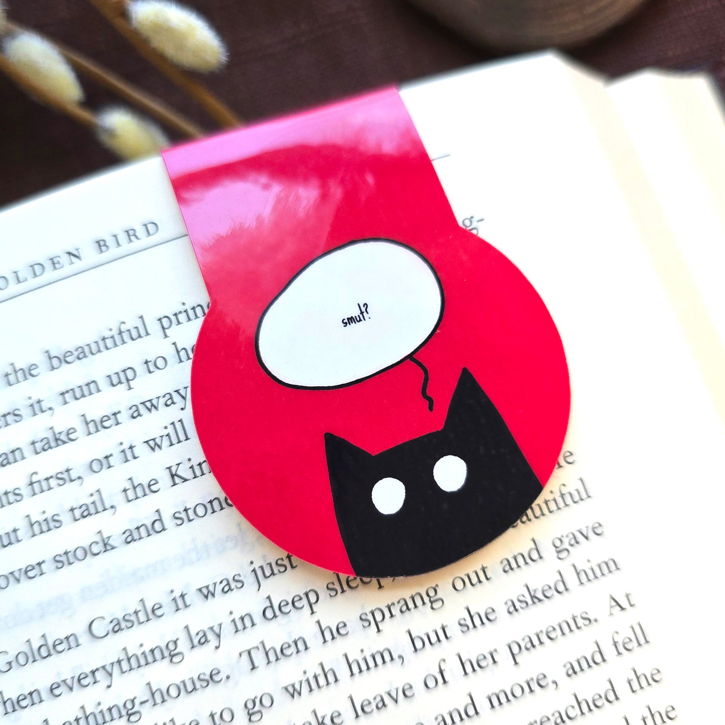 Smut? Cat Magnetic Bookmark