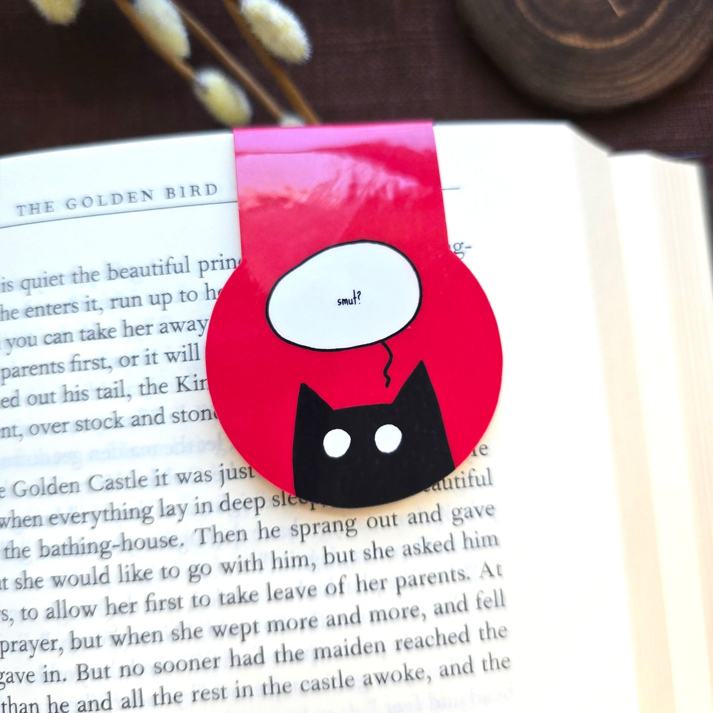 Smut? Cat Magnetic Bookmark