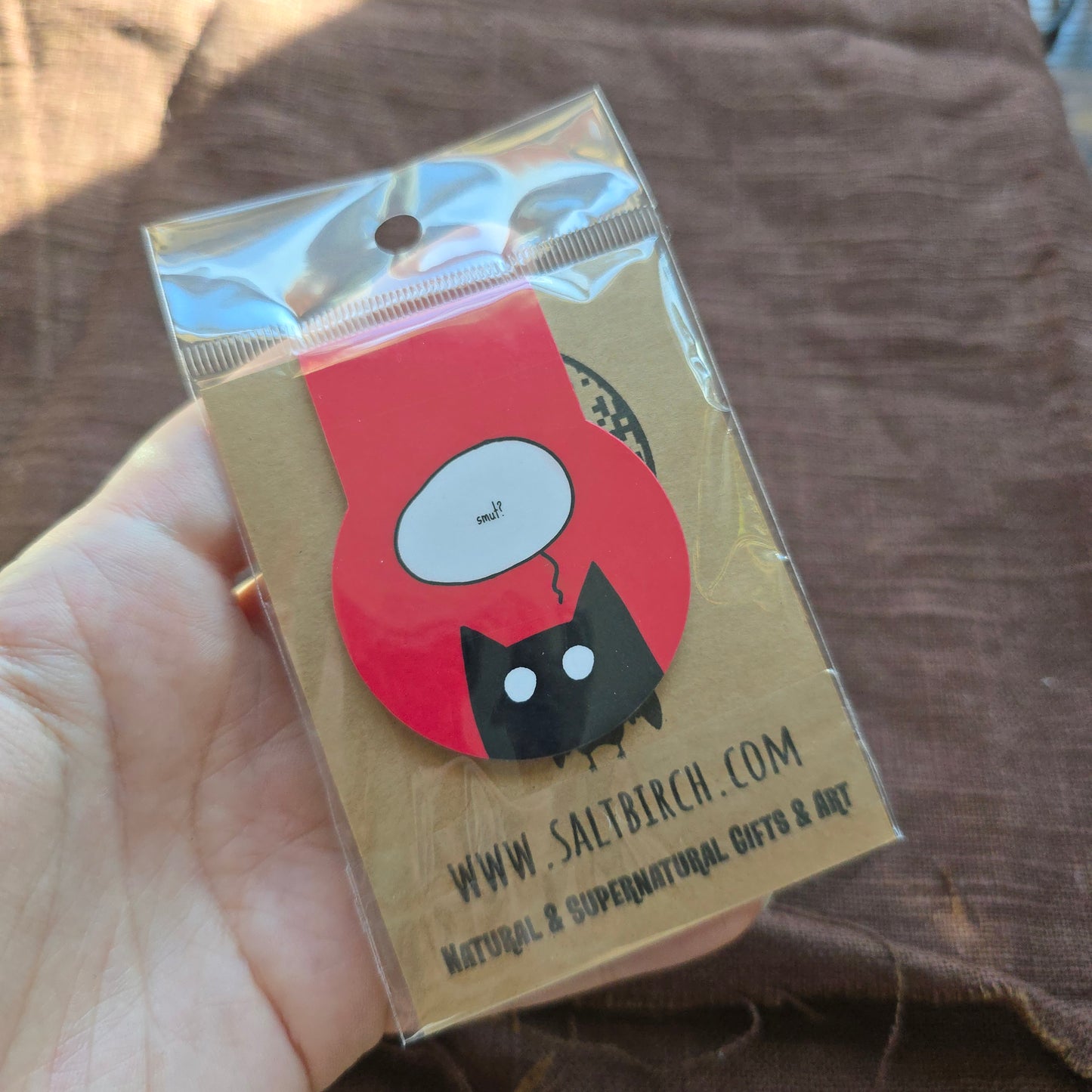 Smut? Cat Magnetic Bookmark