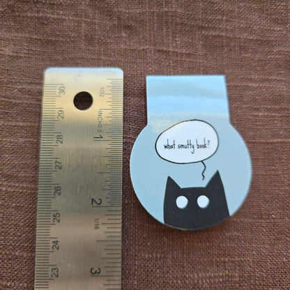 What Smutty Book? Cat Magnetic Bookmark