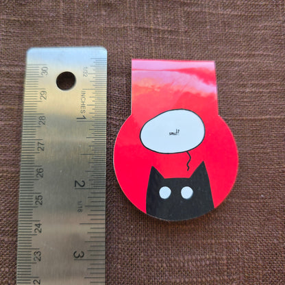 Smut? Cat Magnetic Bookmark