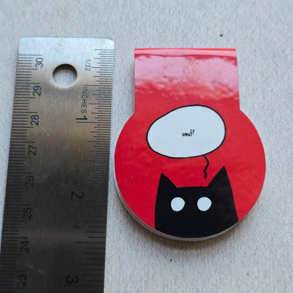 Smut? Cat Magnetic Bookmark