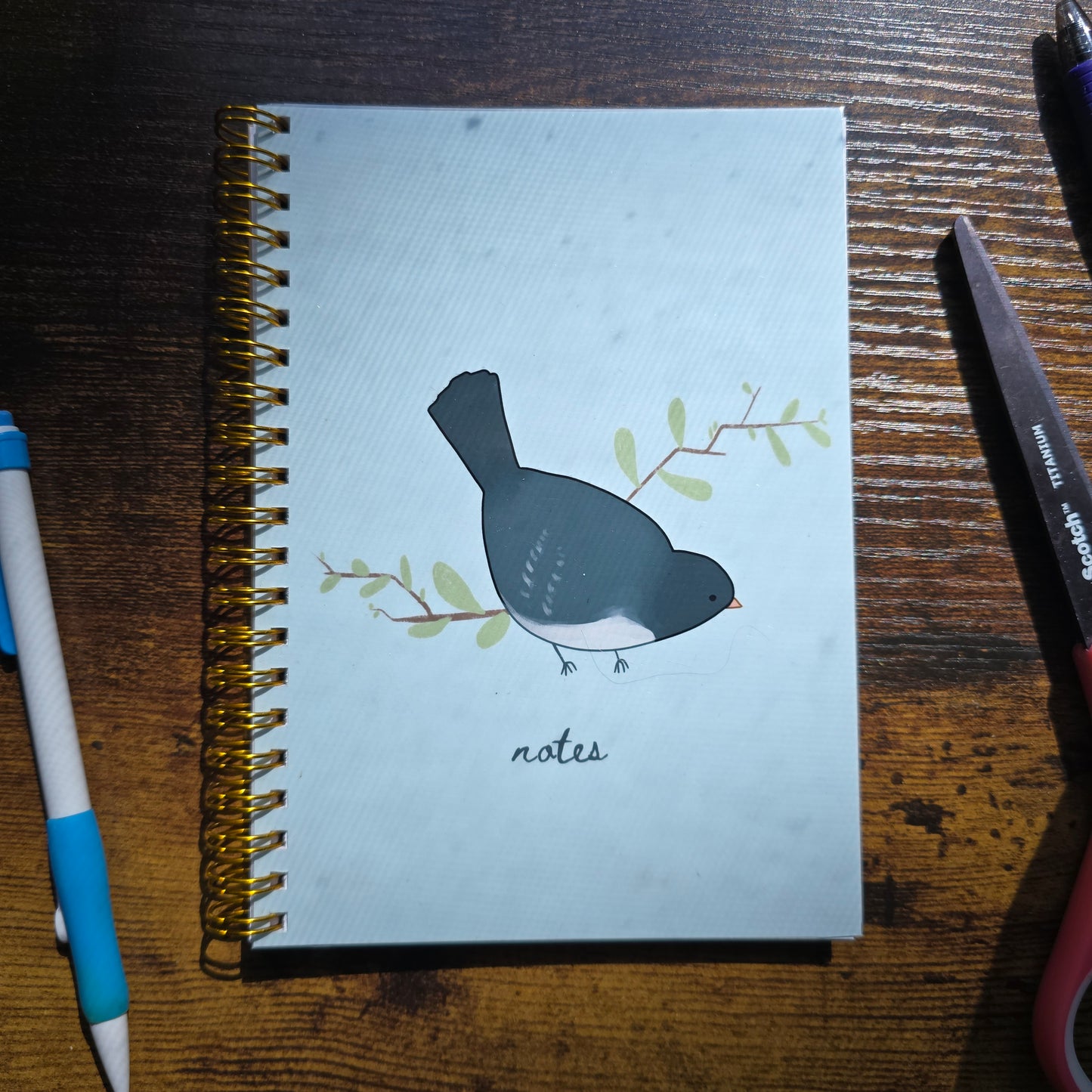 Lovely Winter Junco Notebook