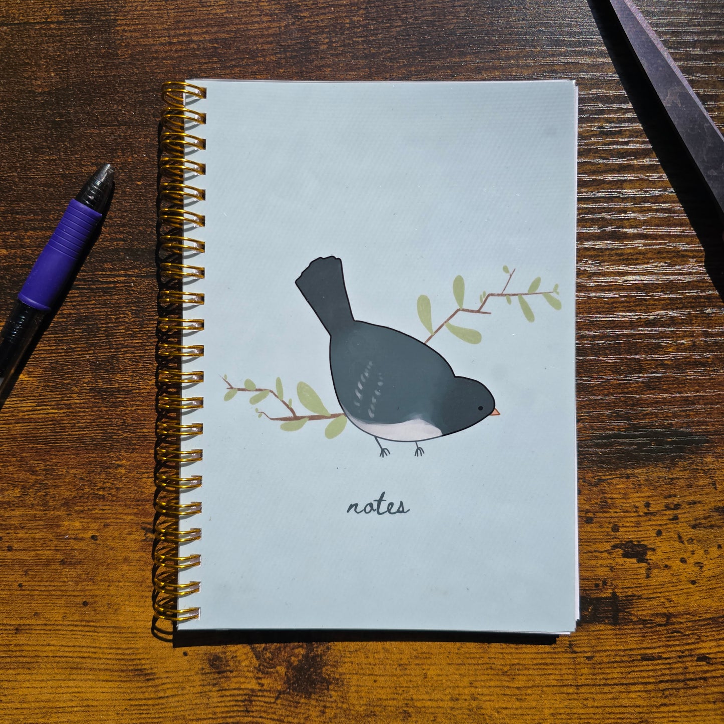 Lovely Winter Junco Notebook