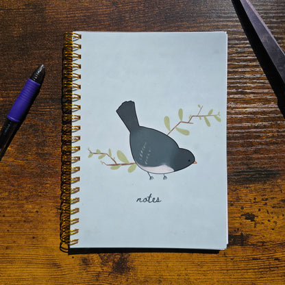 Lovely Winter Junco Notebook