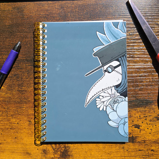 Floral Plague Doctor Notebook