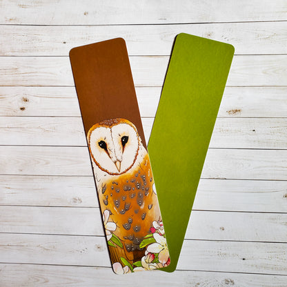 2x8 Barn Owl Bookmark