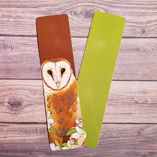 2x8 Barn Owl Bookmark