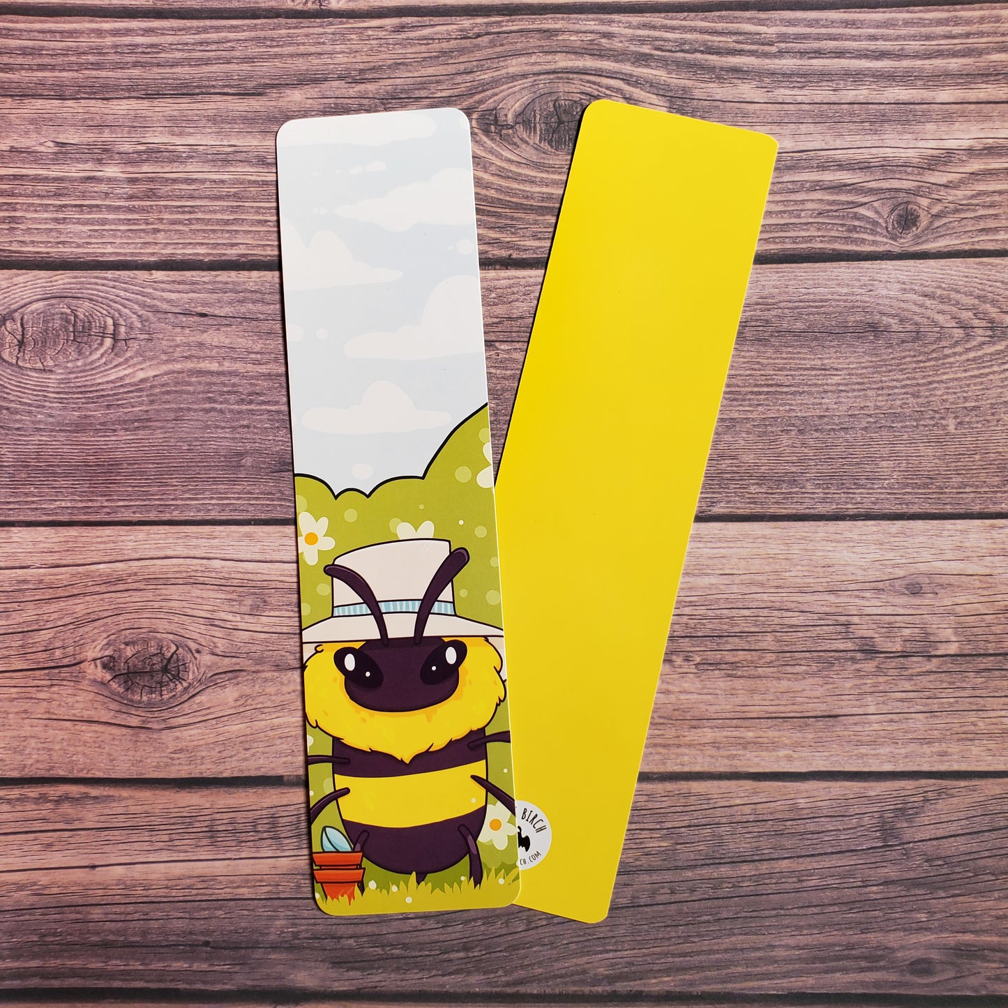 2x8 Cute Gardener Bee Bookmark