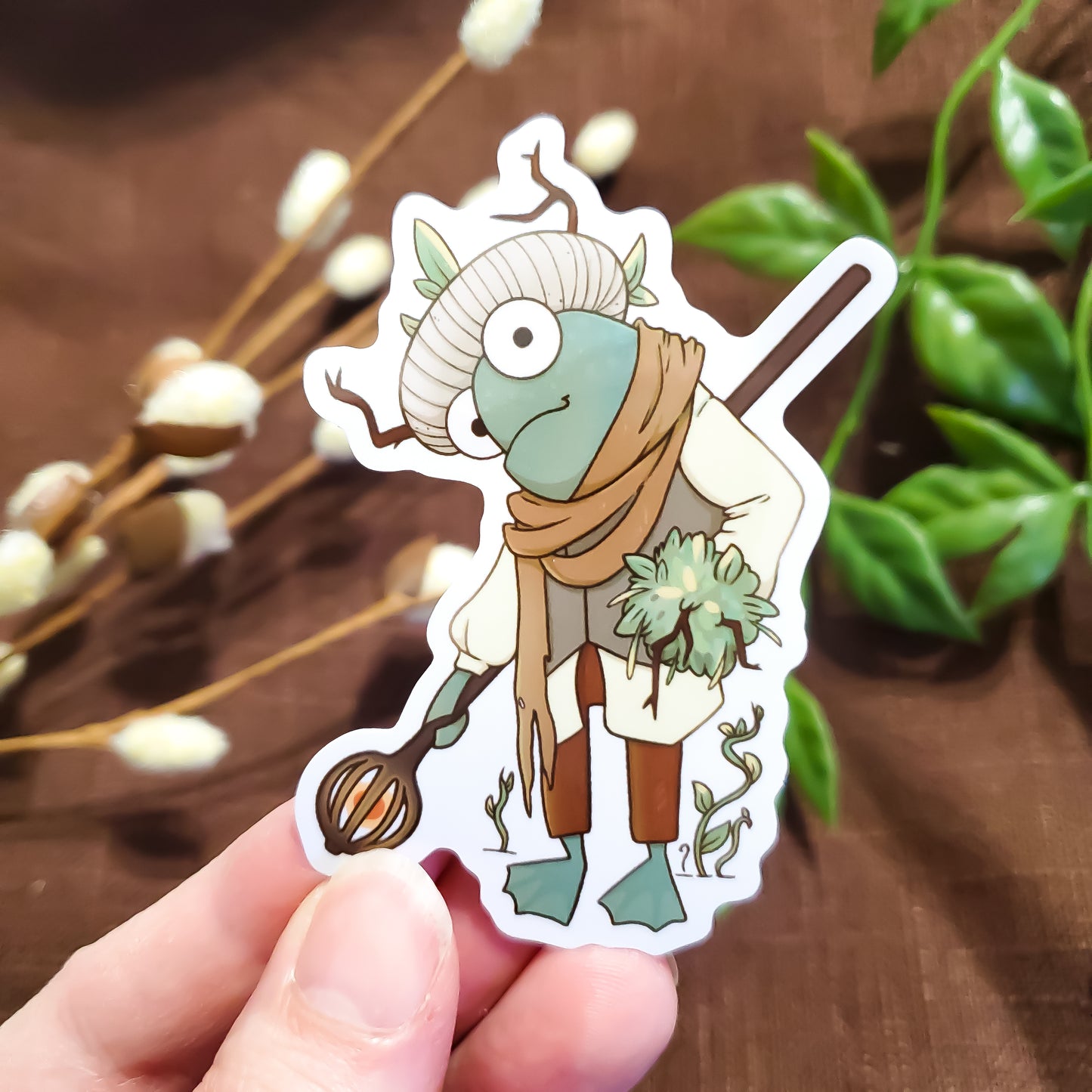 Druid Frog Sticker